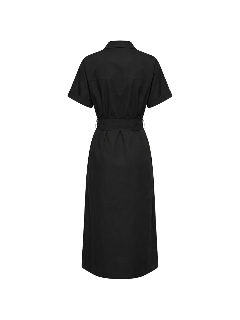 Patrizia Pepe Blousejurk met ceintuur Zwart
