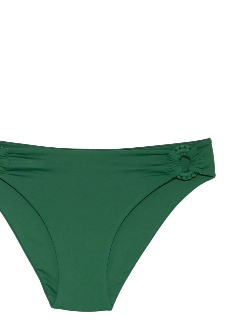 Fisico Bikinitop met haltertop en ringdetail Groen