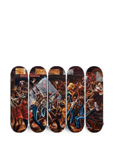 Supreme Ernie Barnes skateboard deck set (set of 6)