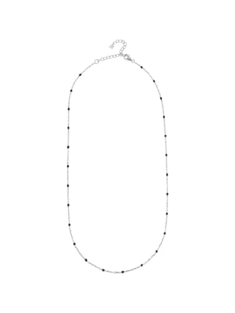 Mateo enamel station chain necklace