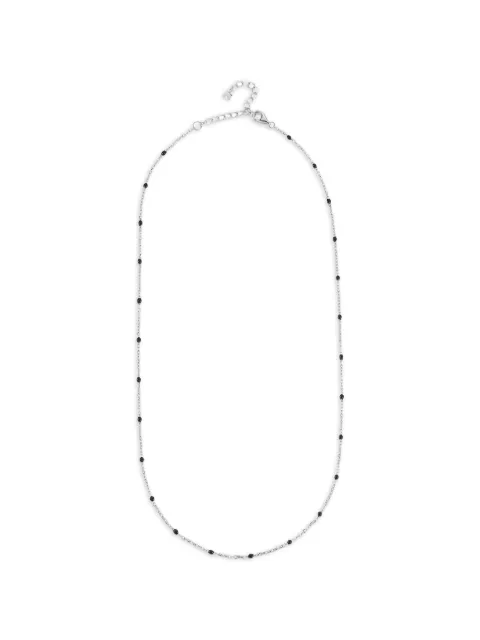 Mateo enamel station chain necklace