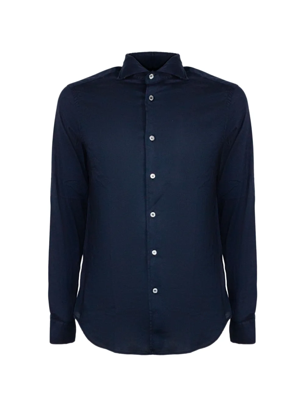 Fedeli long-sleeve buttoned shirt - Blu