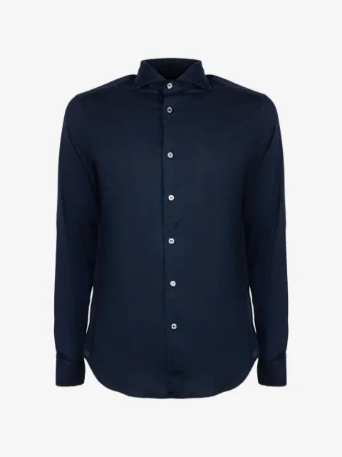 Fedeli long-sleeve buttoned shirt