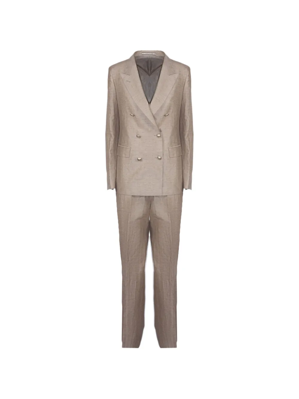 Tagliatore double-breasted buttoned suit - Toni neutri