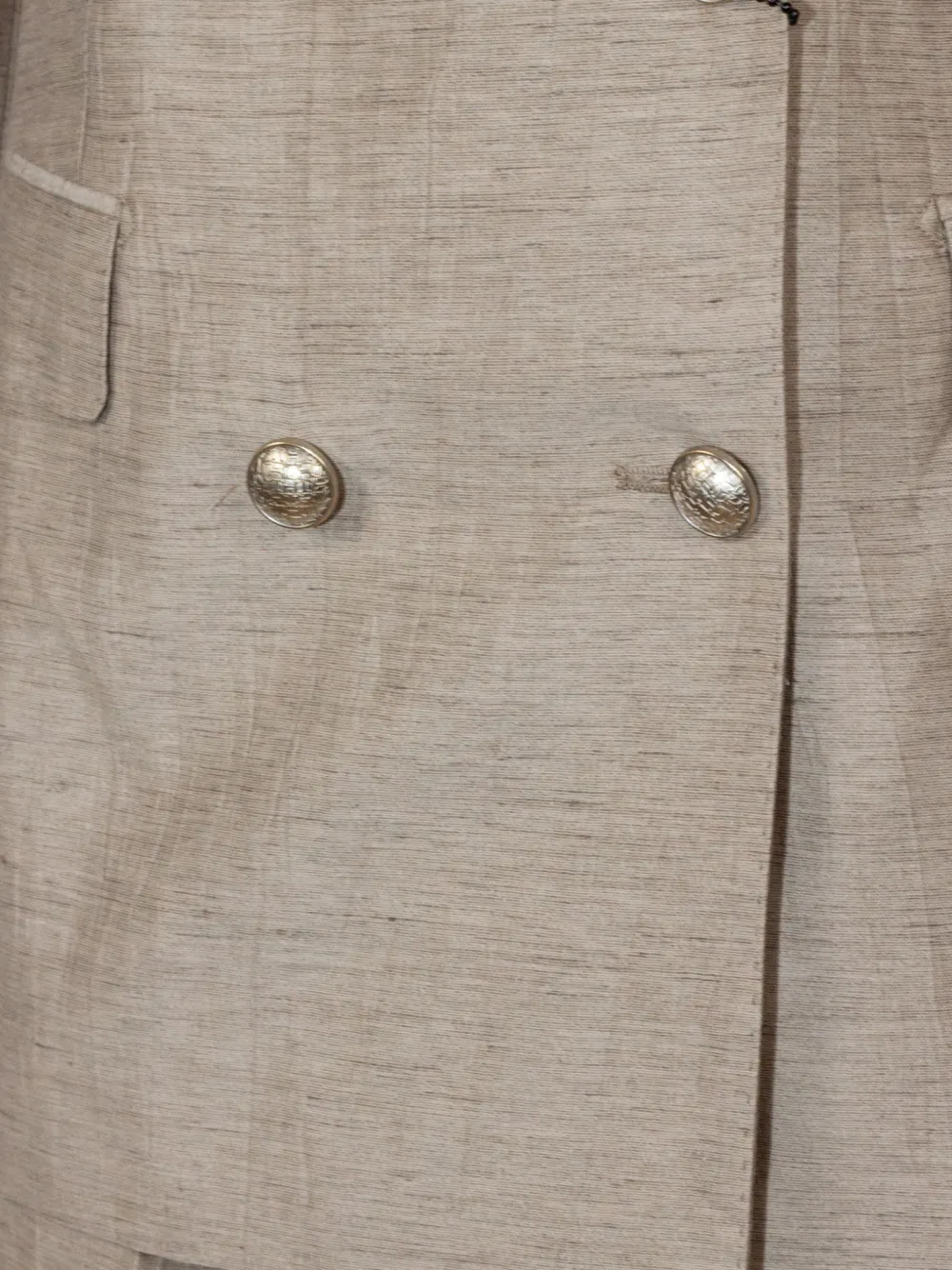 Tagliatore Pak met dubbele rij knopen Beige