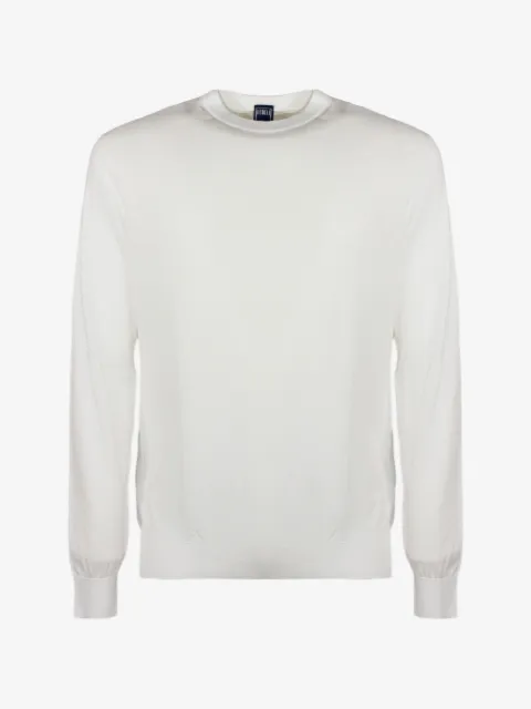 Fedeli long-sleeve crew neck sweater