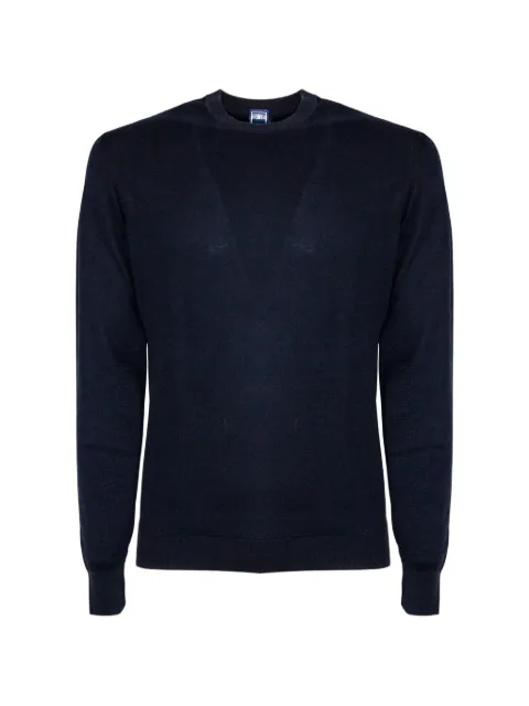 Fedeli round-neck long-sleeve sweater