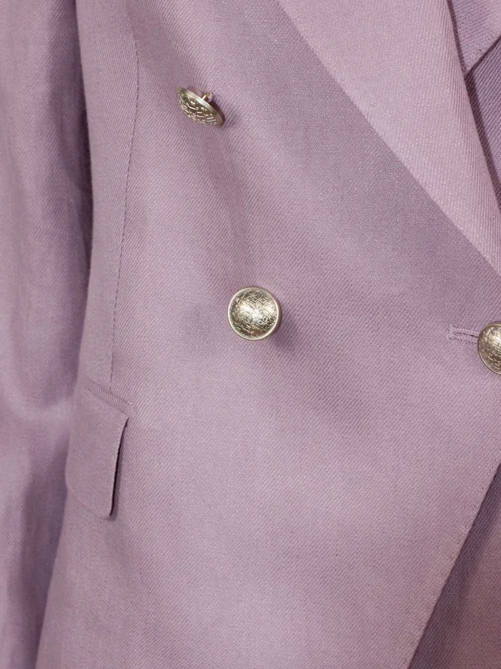 Tagliatore Blazer met dubbele rij knopen Paars