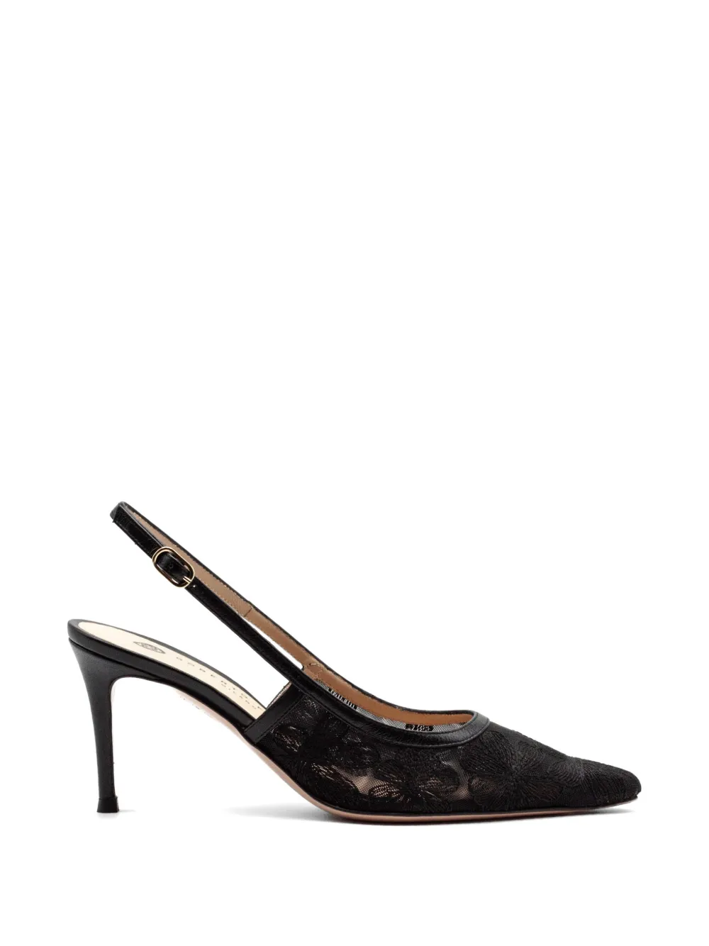 Roberto Festa lace-detail pointed-toe pumps - Nero