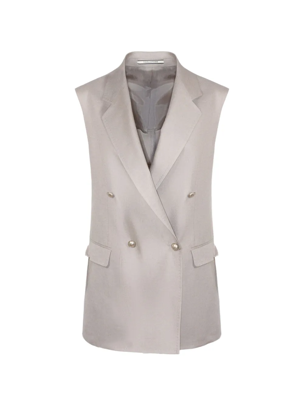 Tagliatore Bernice double-breasted waistcoat - Nude