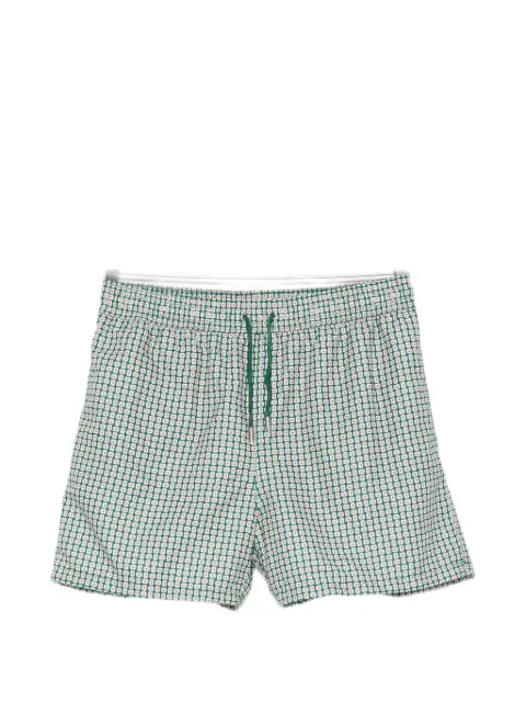 Simkhai geometric-print drawstring swim shorts