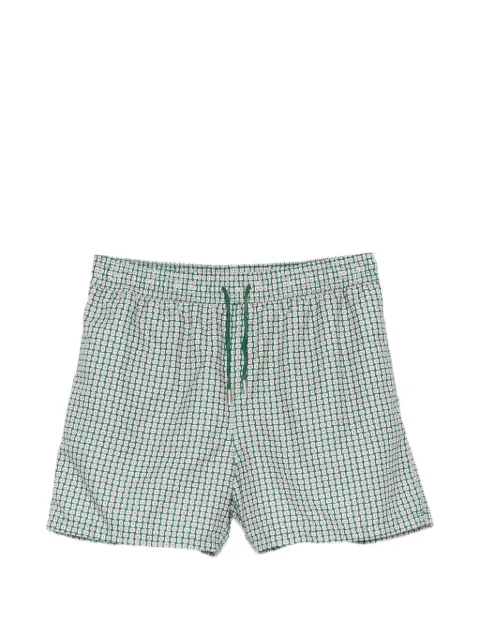 Simkhai geometric-print drawstring swim shorts