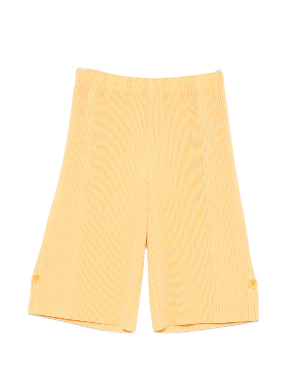 Homme Plissé Issey Miyake Wear or Wrap pleated shorts - Giallo