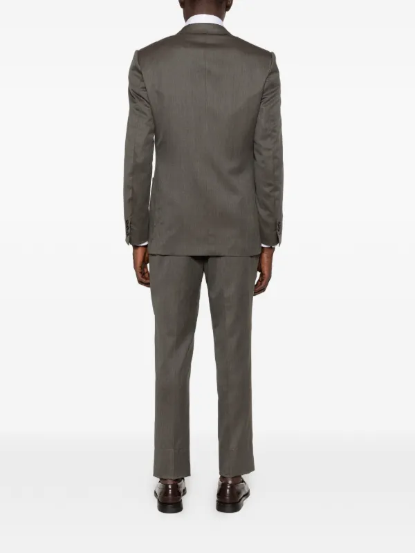 Zegna ダブルスーツ | グレー | FARFETCH JP
