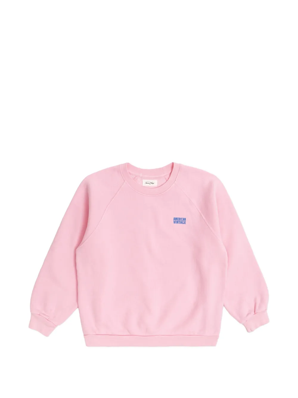 American Vintage Kids Felpa con logo - Rosa