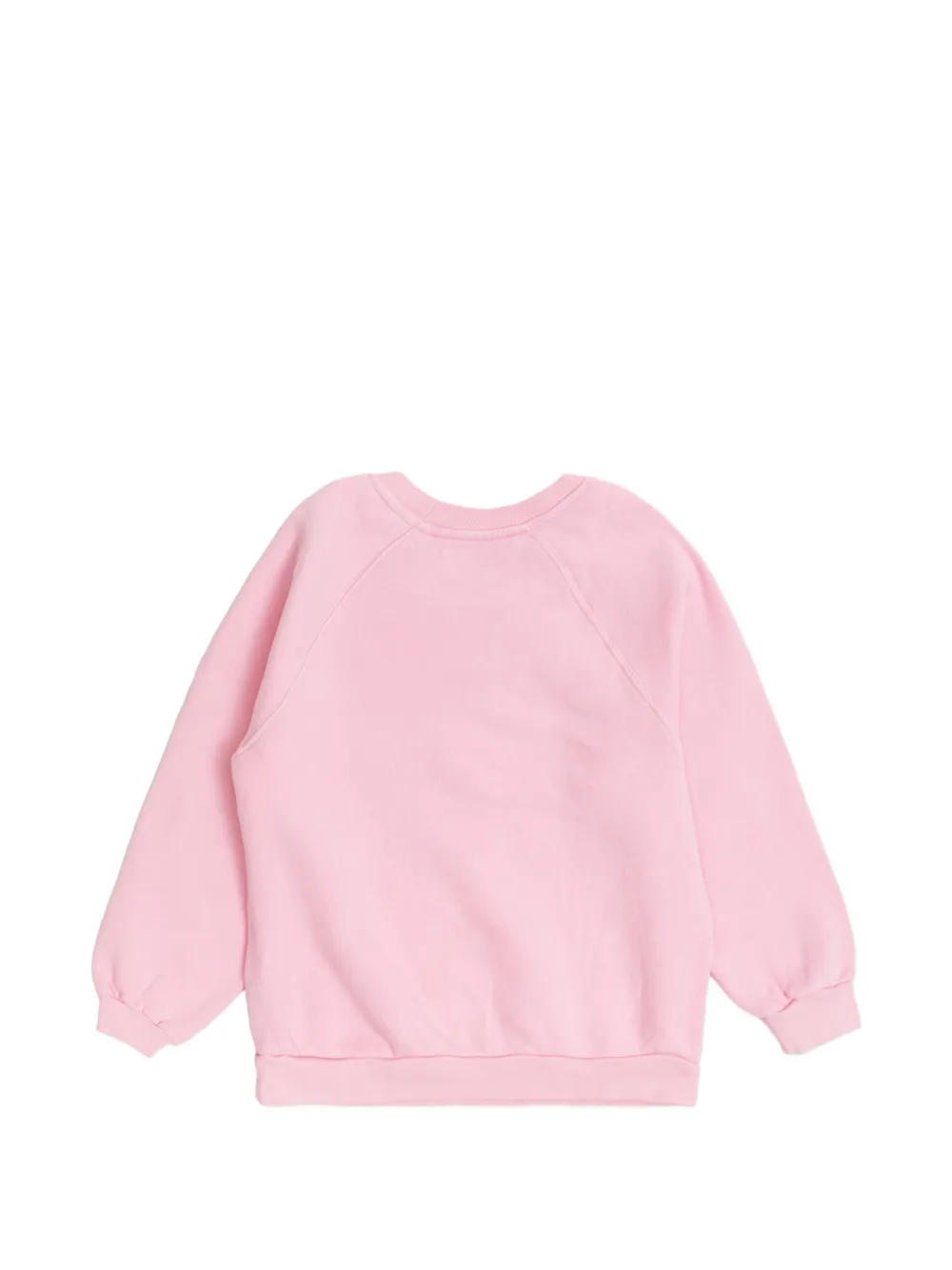 American Vintage Kids Sweater met logoprint en raglan mouwen Roze