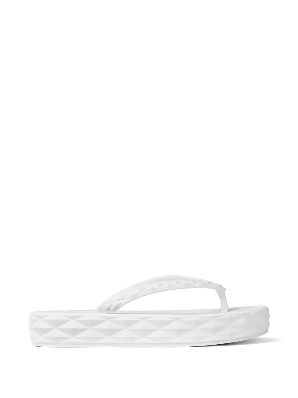 Jimmy Choo Diamond flip-flops - Weiß