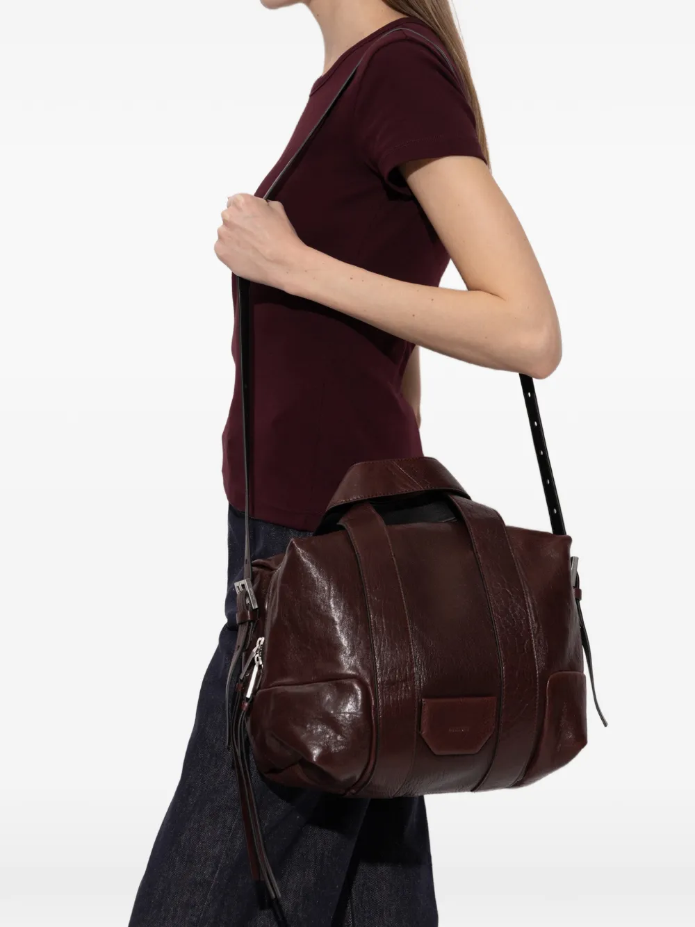  Allsaints Bolso Shopper Ares - Rojo 