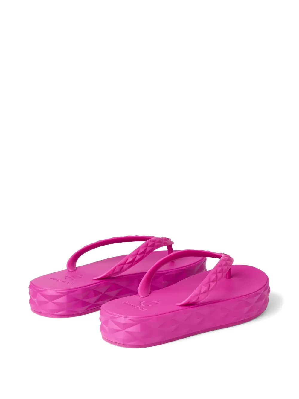 Jimmy Choo Diamond flip-flops Roze