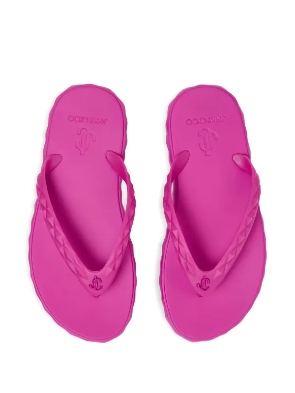 Jimmy Choo Diamond flip-flops | Pink | FARFETCH