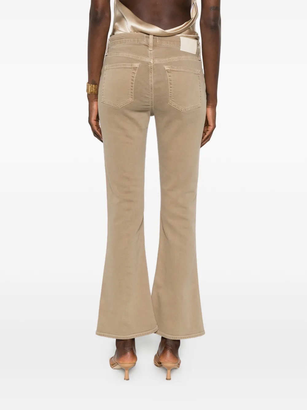 Citizens of Humanity Flared jeans met ceintuur Bruin