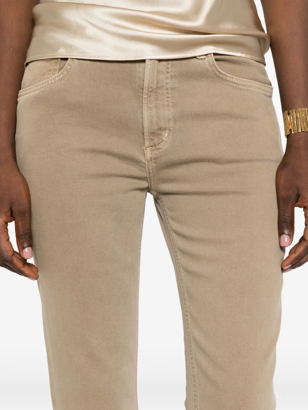 Citizens of Humanity Flared jeans met ceintuur Bruin