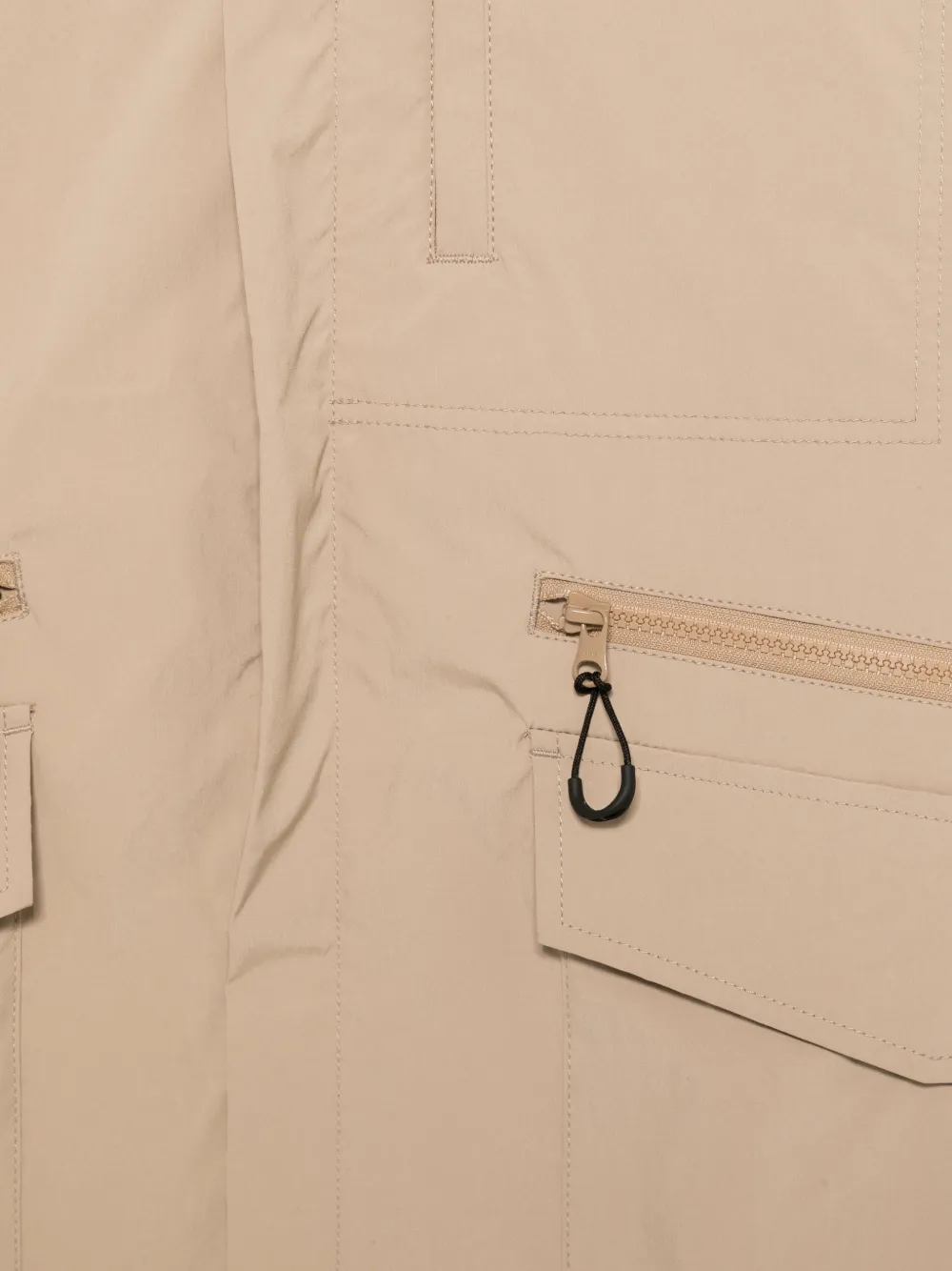 Comme Des Garçons Multi-pocket Jacket In Brown