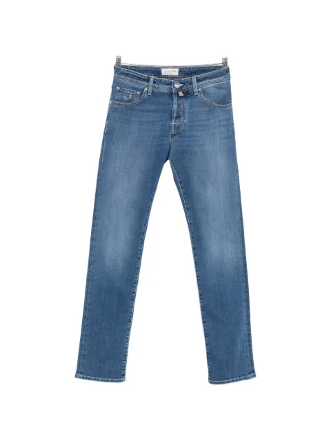 Jacob Cohën logo-patch slim-fit jeans