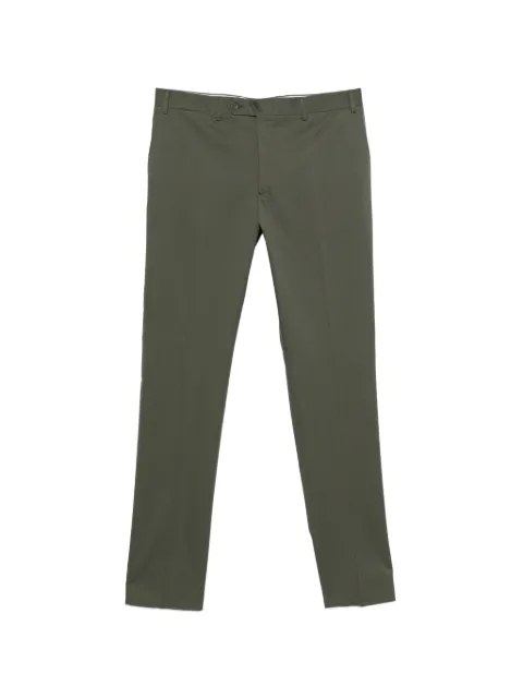 Canali pressed-crease tailored trousers