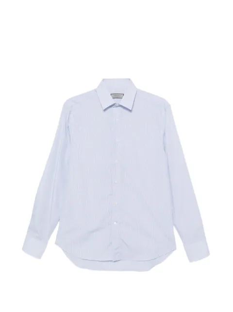 Canali micro-check shirt