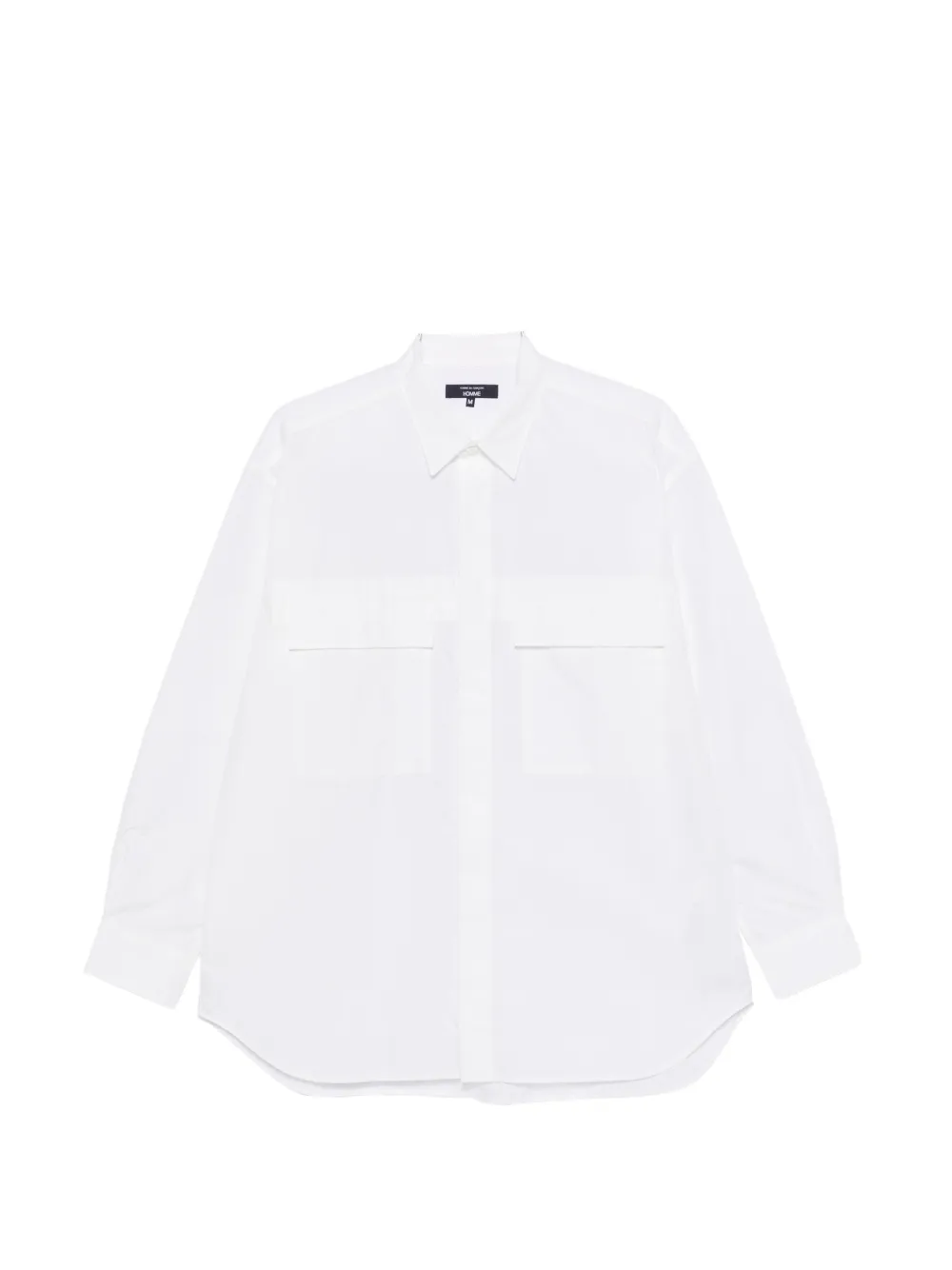Comme Des Garçons chest-pocket long-sleeve shirt - White