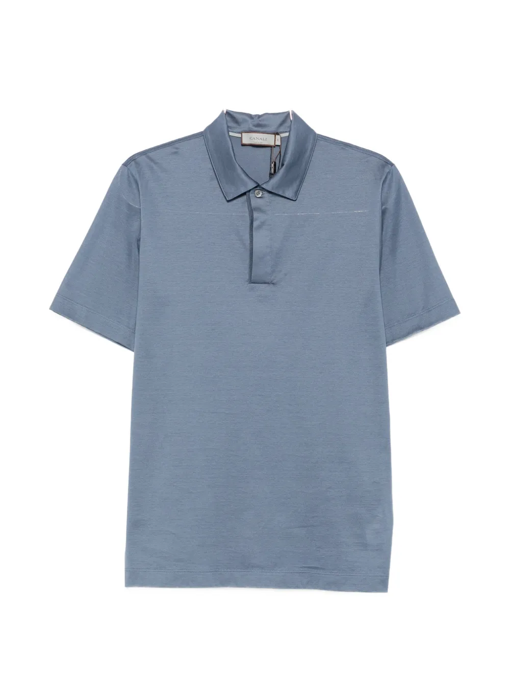Canali short-sleeve polo shirt - Blu