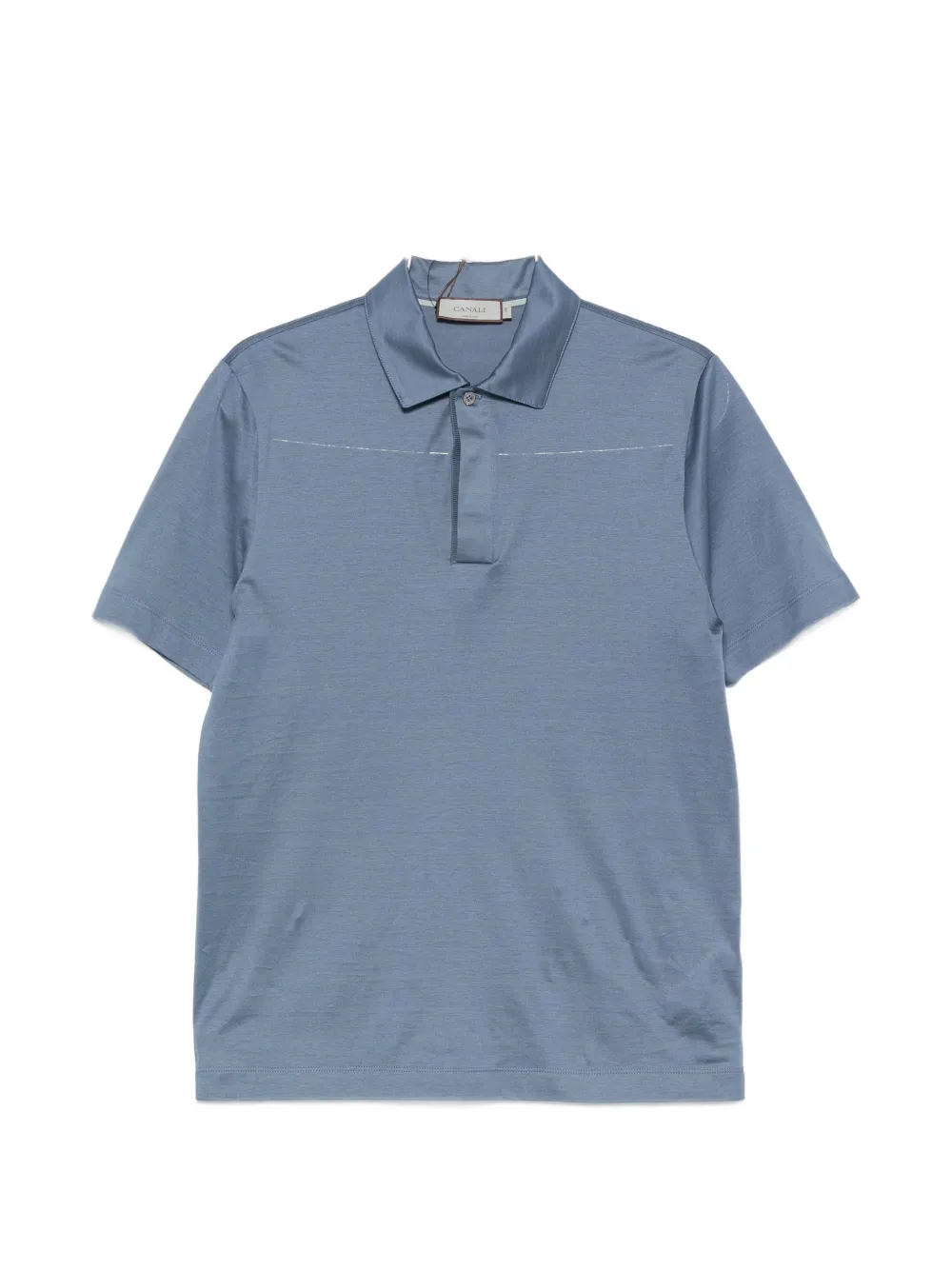 Canali short-sleeve polo shirt - Blau