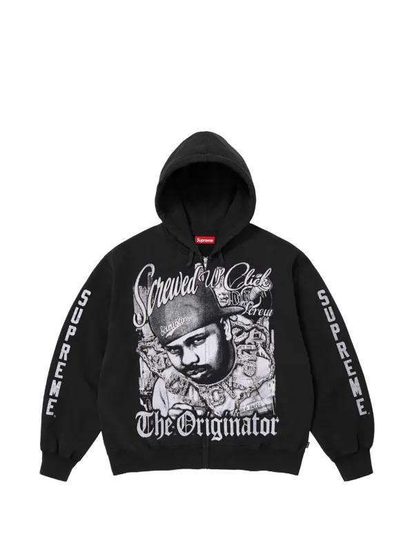 Supreme DJ Screw ジップパーカー | ブラック | FARFETCH JP