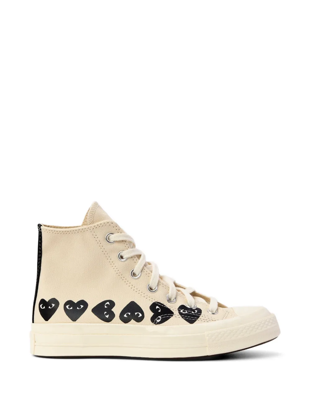 Comme Des Garçons Play x Converse Chuck 70 multi-heart sneakers - Toni neutri