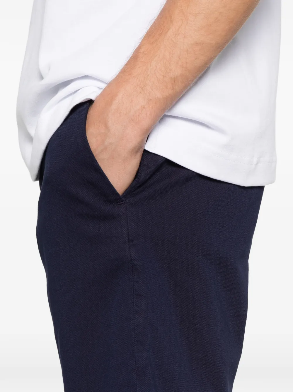 Jacob Cohën Shorts met logopatch Blauw