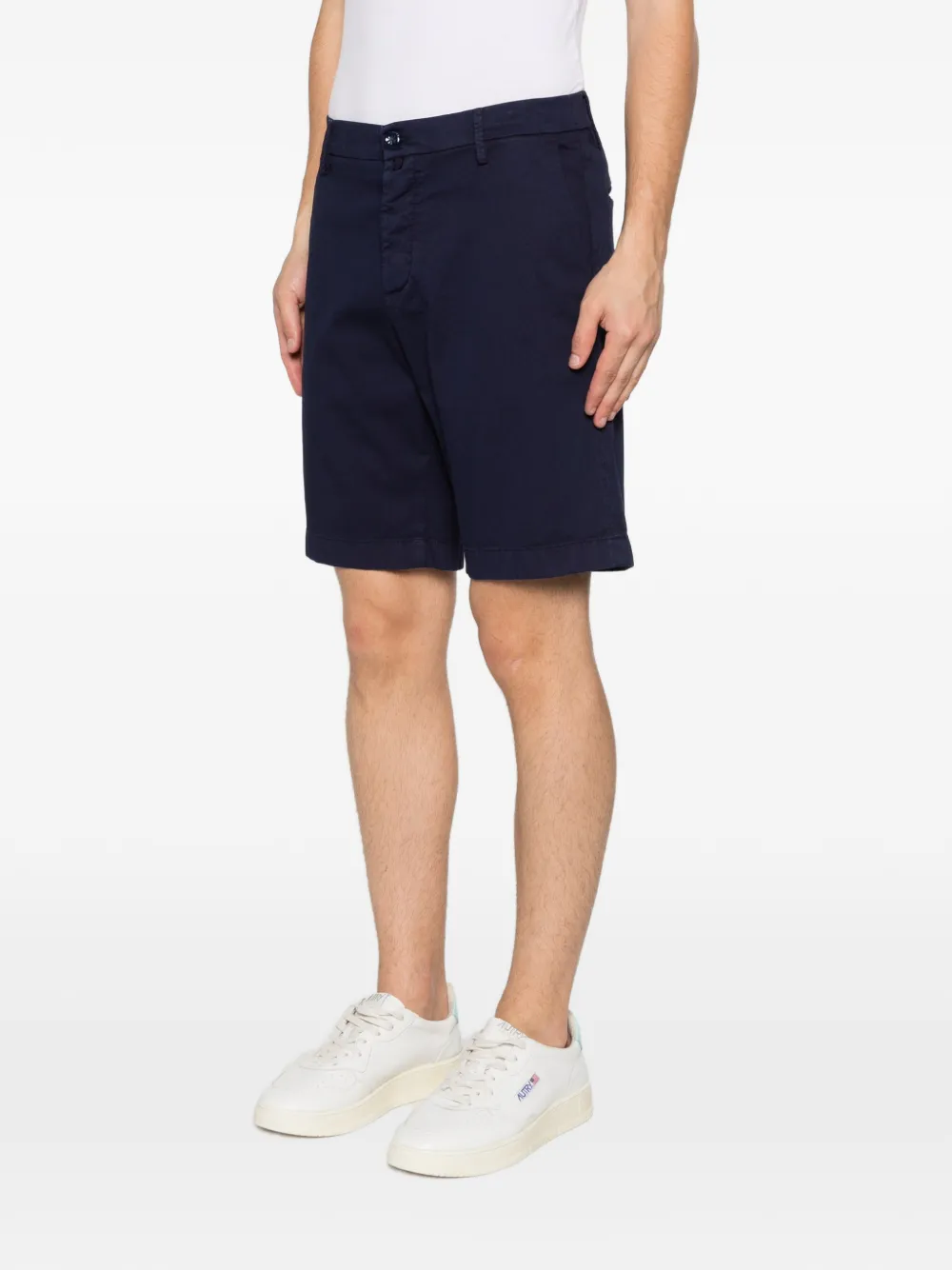 Jacob Cohën Shorts met logopatch Blauw