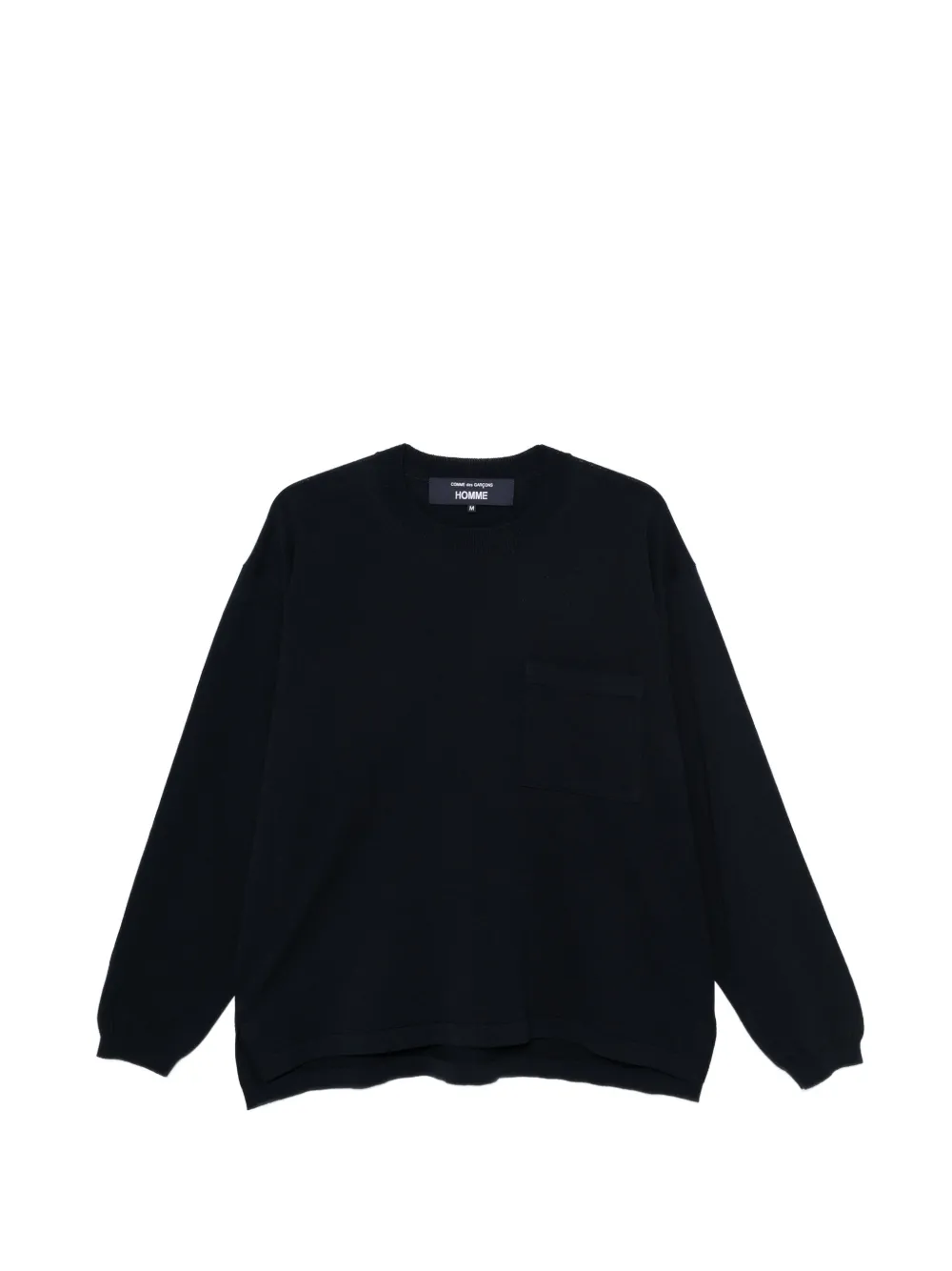 Comme Des Garçons chest-pocket sweater - Blau