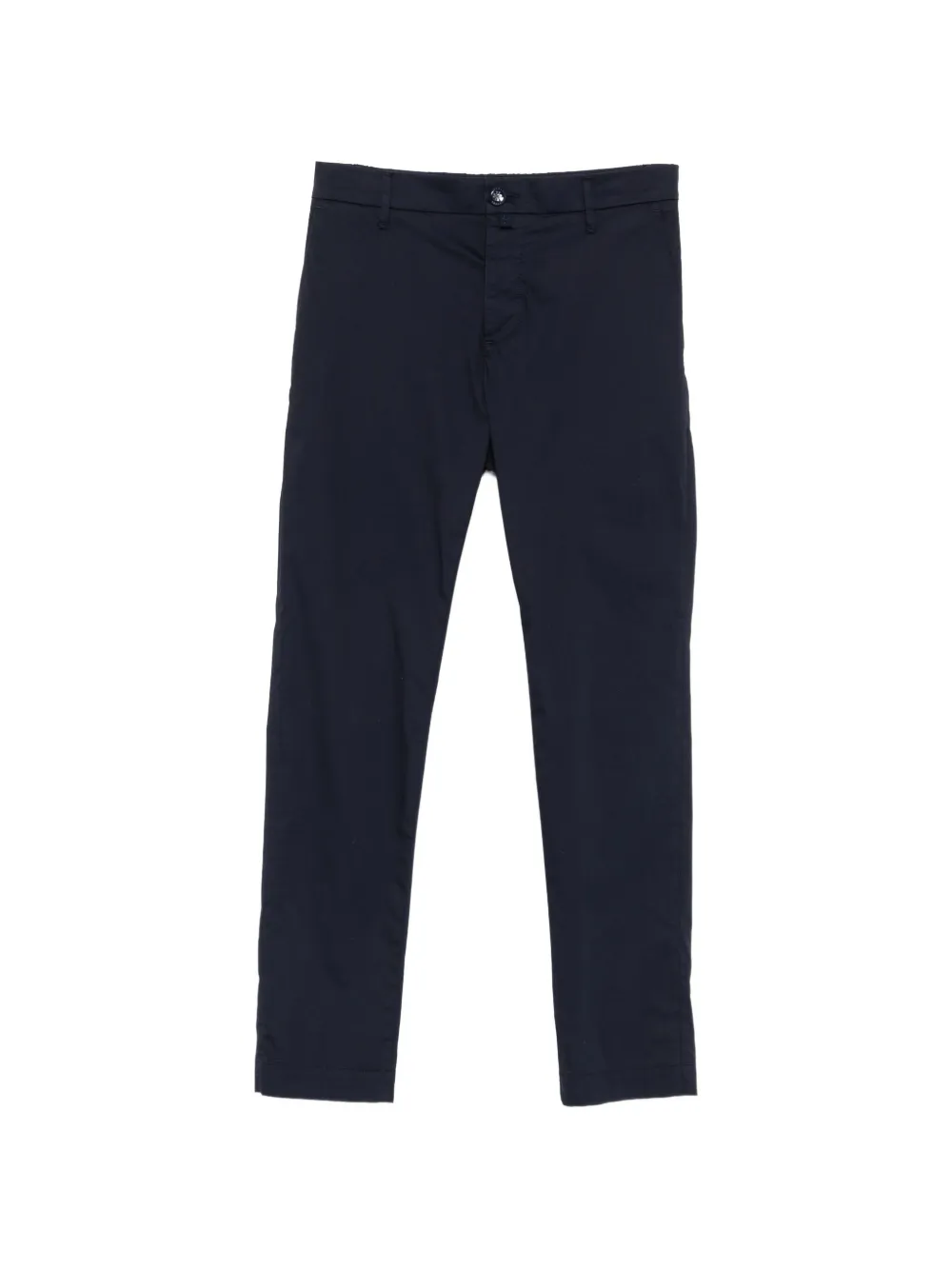 Jacob Cohën logo-patch slim-fit trousers - Blau
