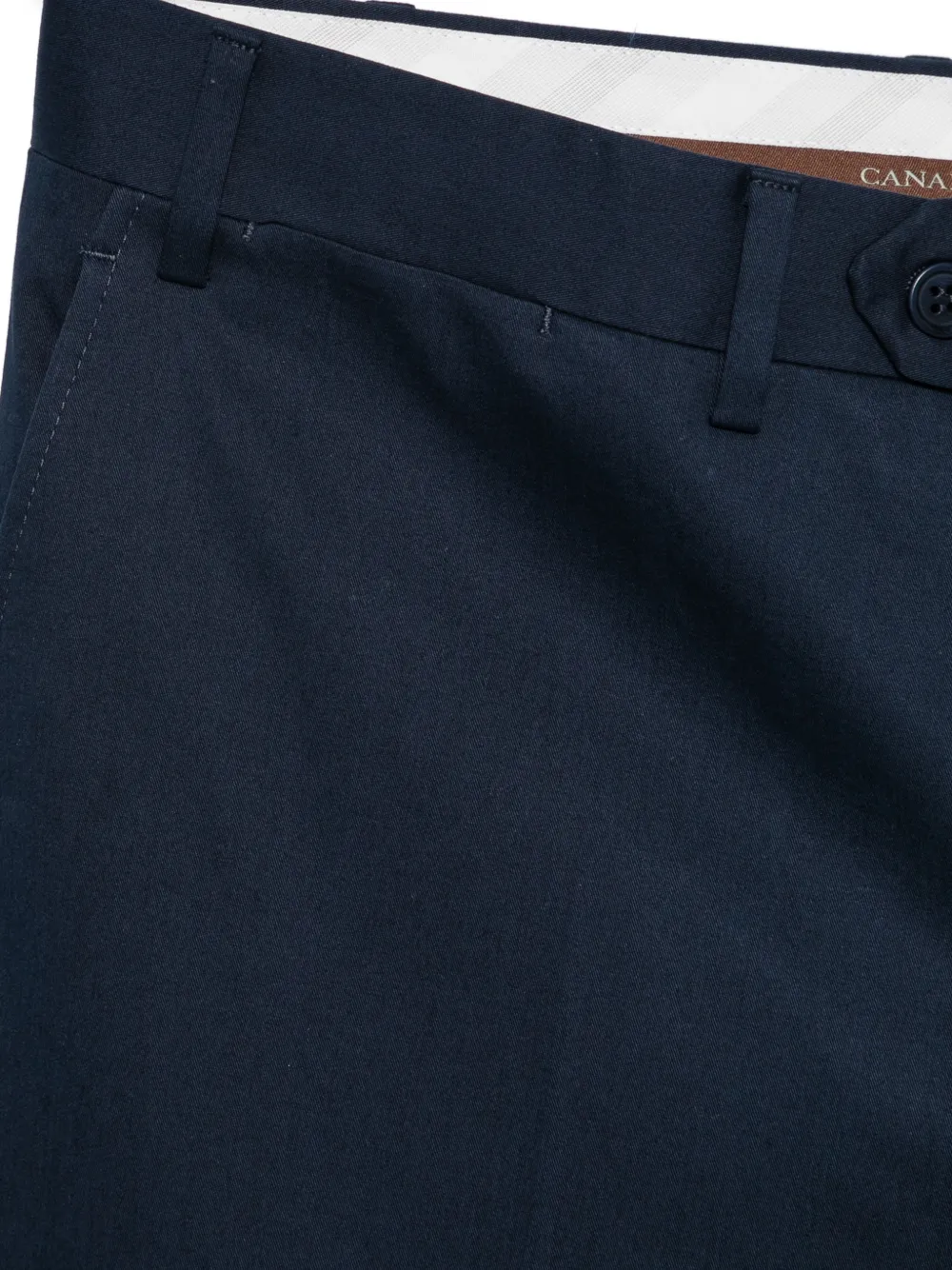 Canali Straight pantalon Blauw