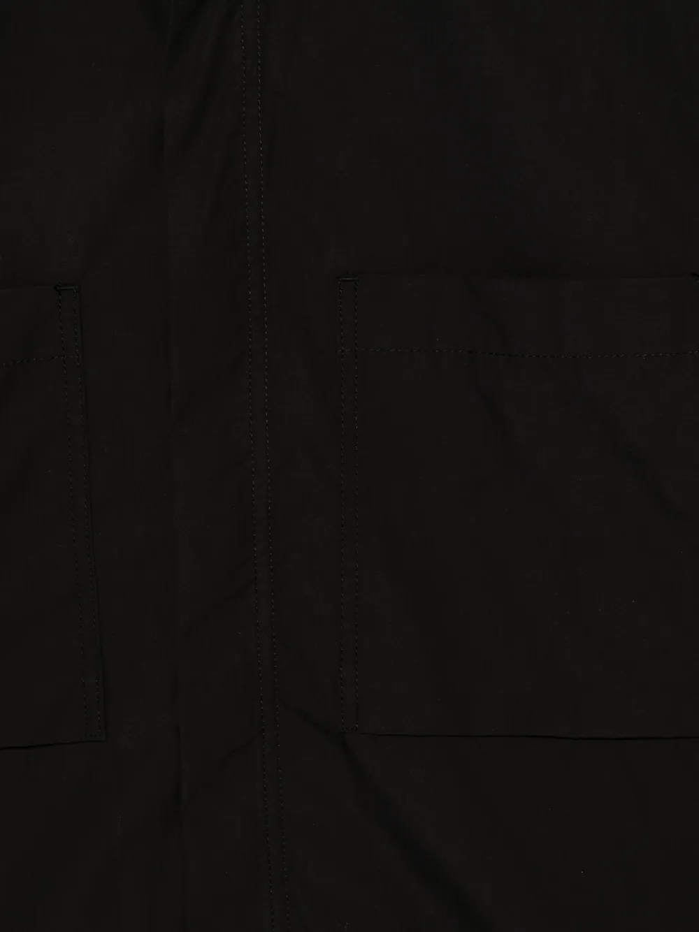 Comme des Garçons Homme Overhemd met opgestikte zak Zwart