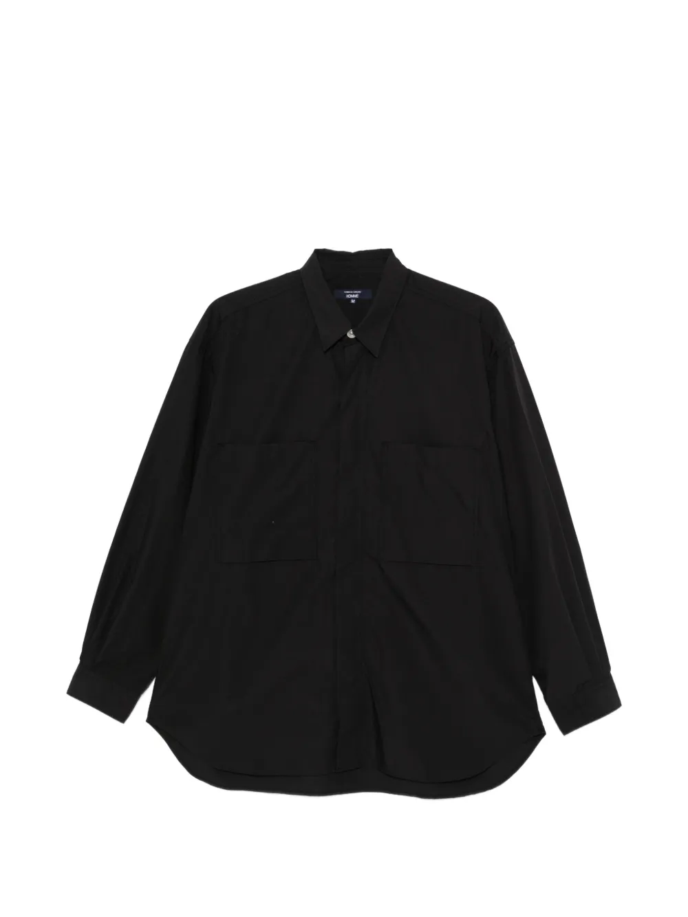 Comme Des Garçons patch-pocket shirt - Black