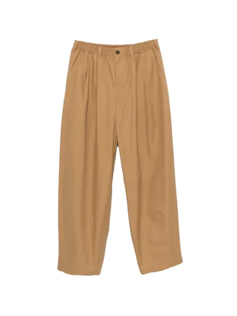 Comme Des Garçons pleated elasticated-waist trousers