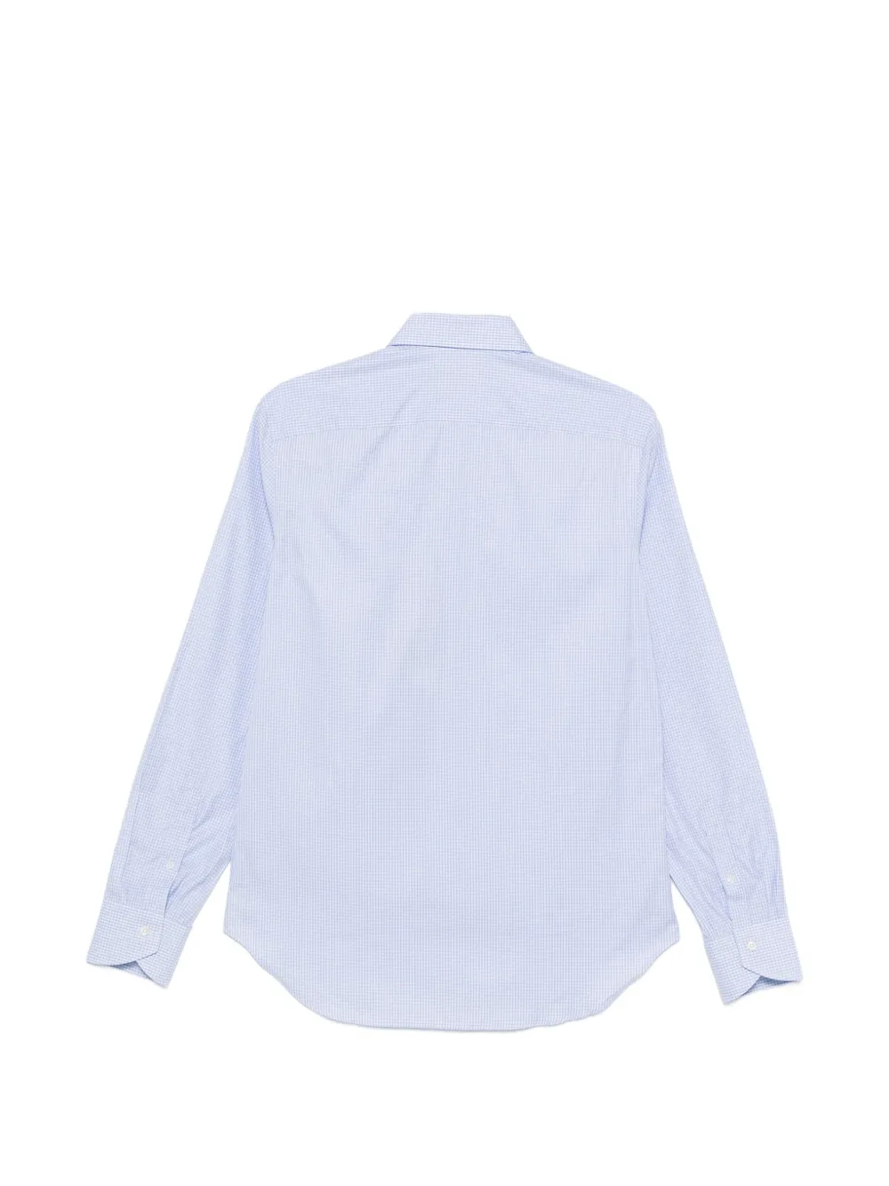 Canali Overhemd met gingham ruit Blauw