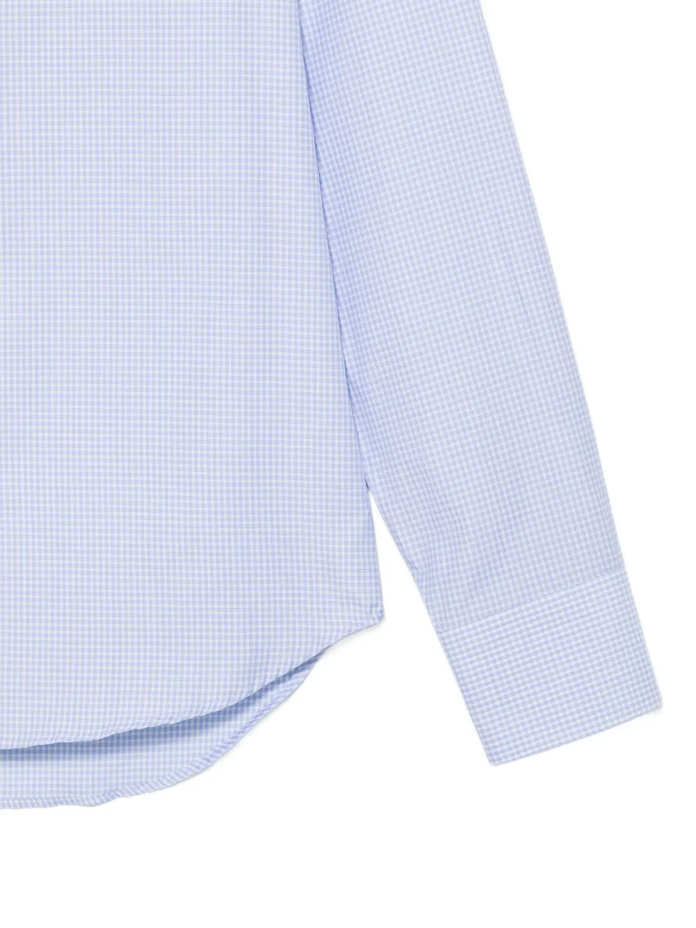 Canali Overhemd met gingham ruit Blauw