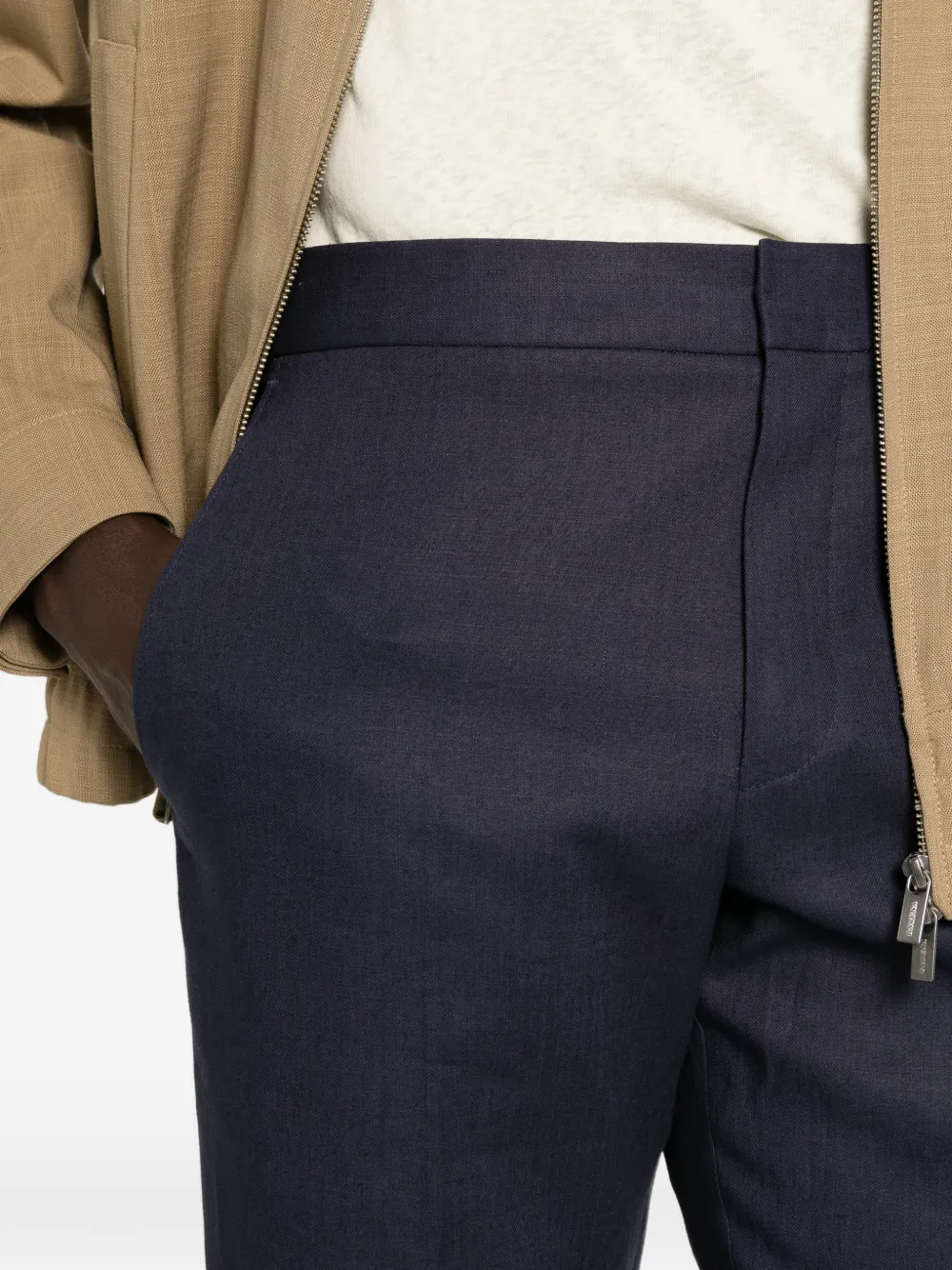 Zegna Geplooide pantalon Blauw