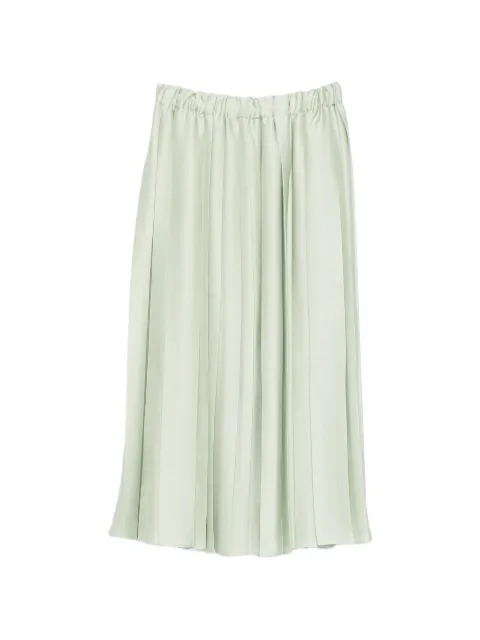Tibi pleated elasticated-waist midi skirt