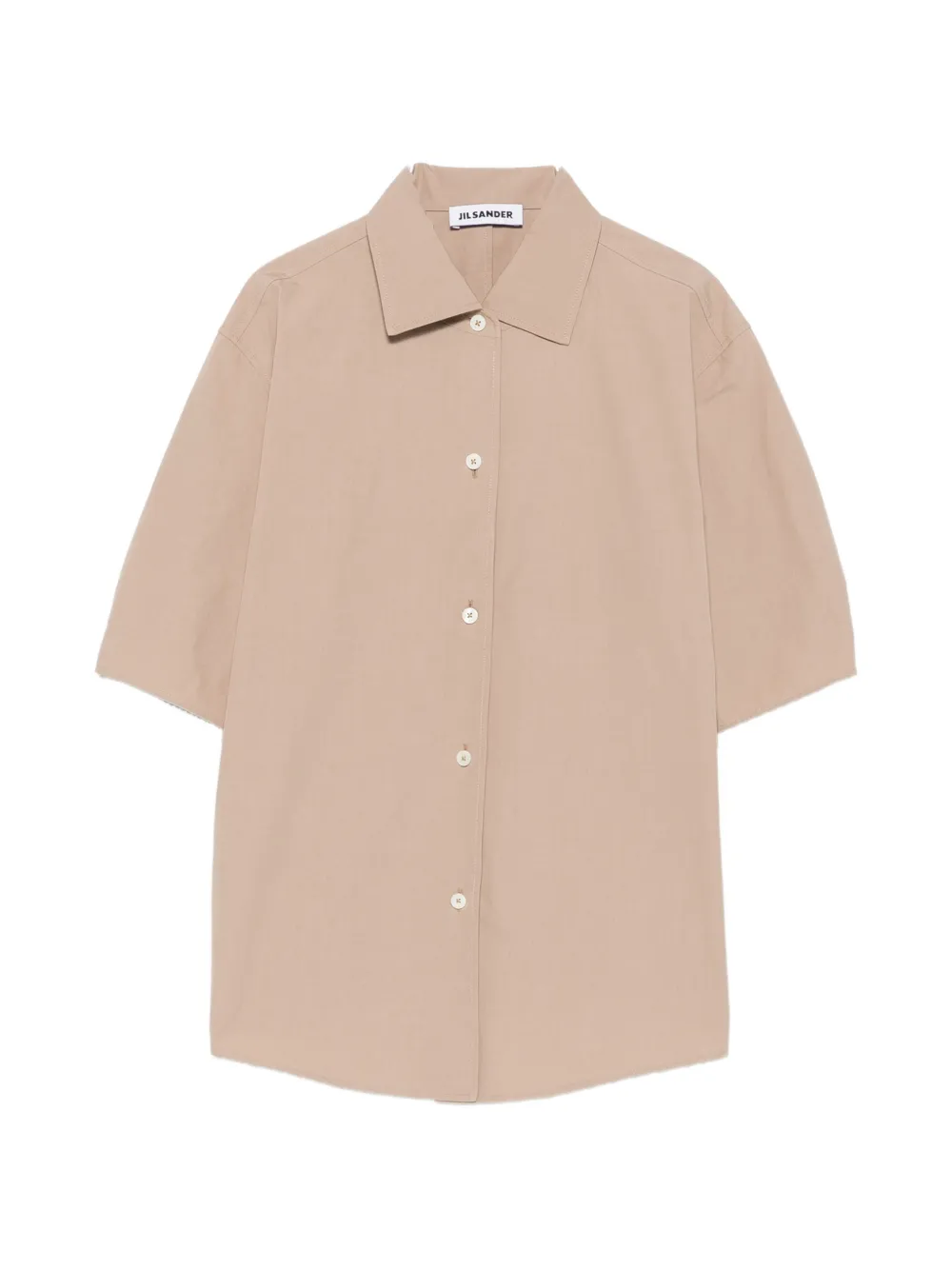 Jil Sander boxy-fit cotton shirt - Neutrals
