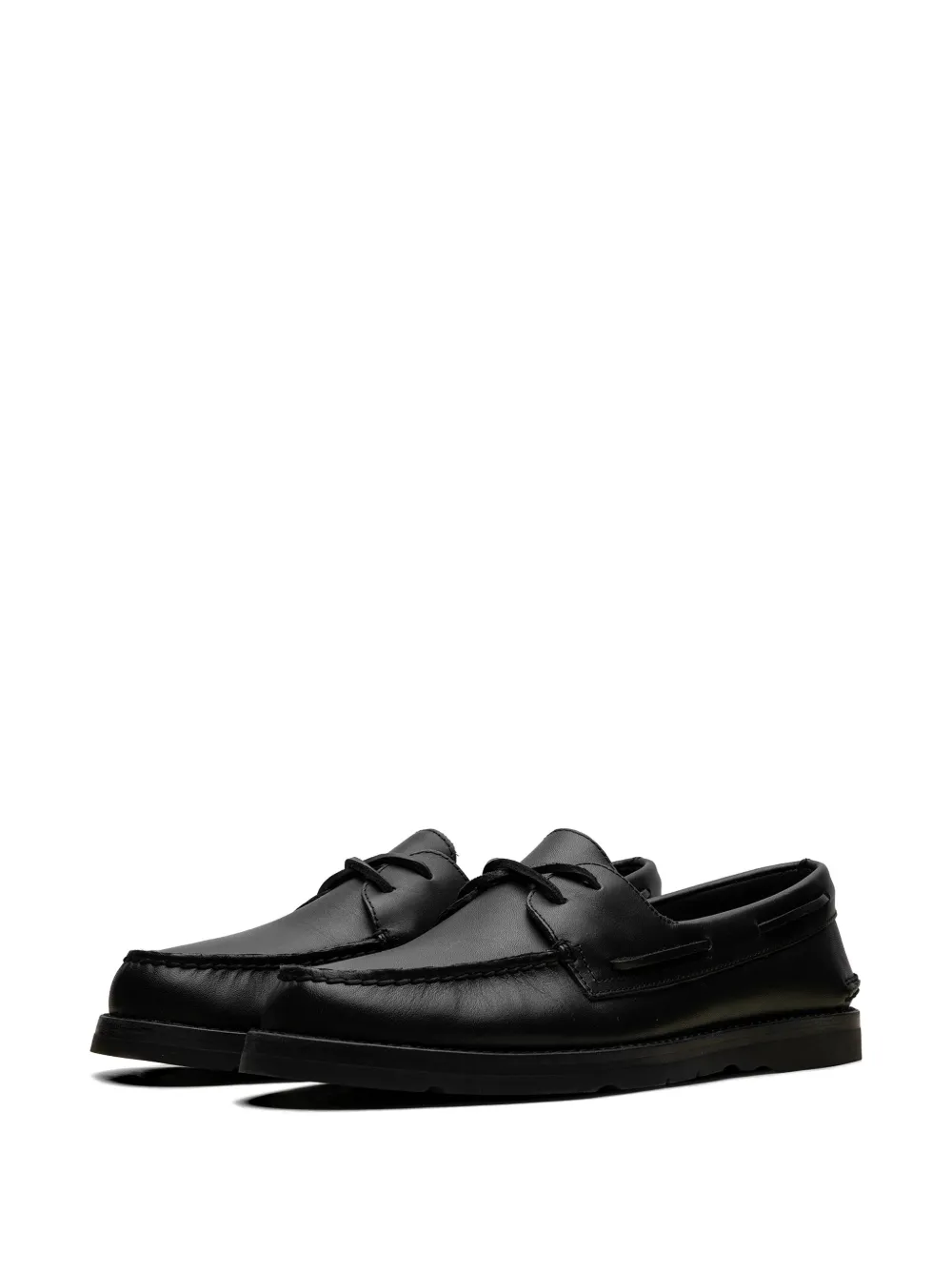 Sperry Top-Sider Vachetta leather boat shoes Zwart