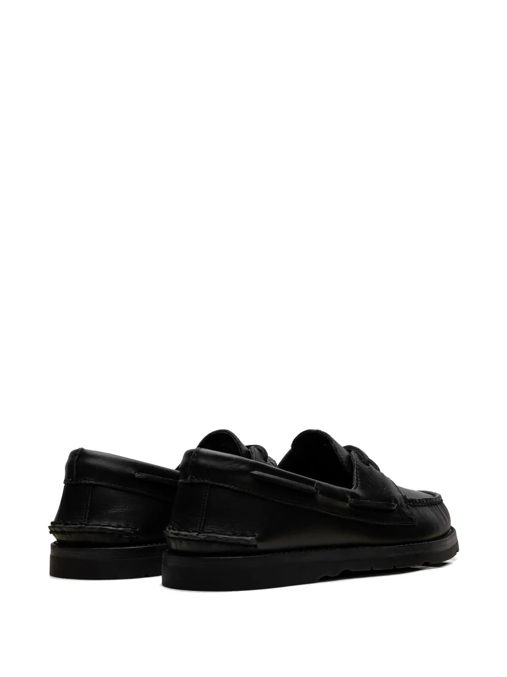 Sperry Top-Sider Vachetta leather boat shoes Zwart
